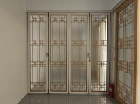 종로 프로간장게장 격자간살 폴딩도어