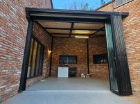 충남 금산 전원주택 중정 썬룸 및  현관포치 썬룸