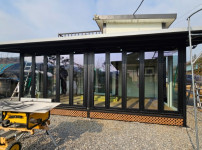 가평 상면 전원주택 테라스 공간 단열폴딩도어 시공